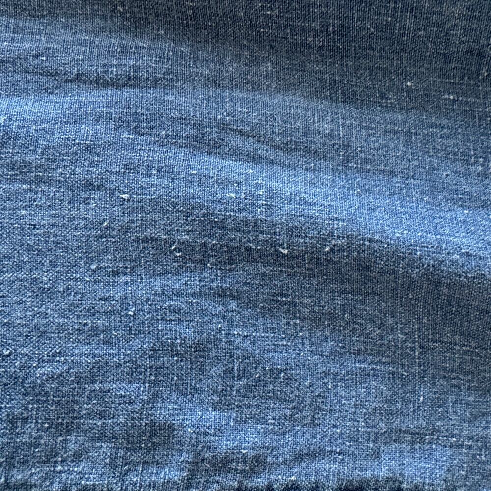 Vintage 90s Liz Claiborne Lizwear Linen Blue Maxi Dress Size 10 - Picture 11 of 12
